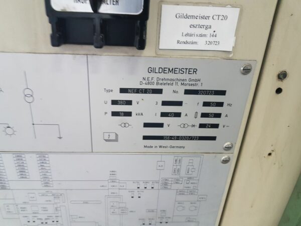 GILDEMEISTER CT20 ellenorsóval