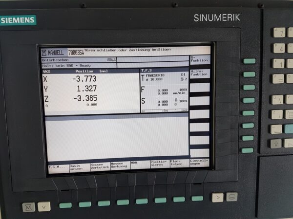 SPINNER VC 1020 CNC megm. kzp.
